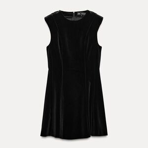 Zara Black Velvet Mini